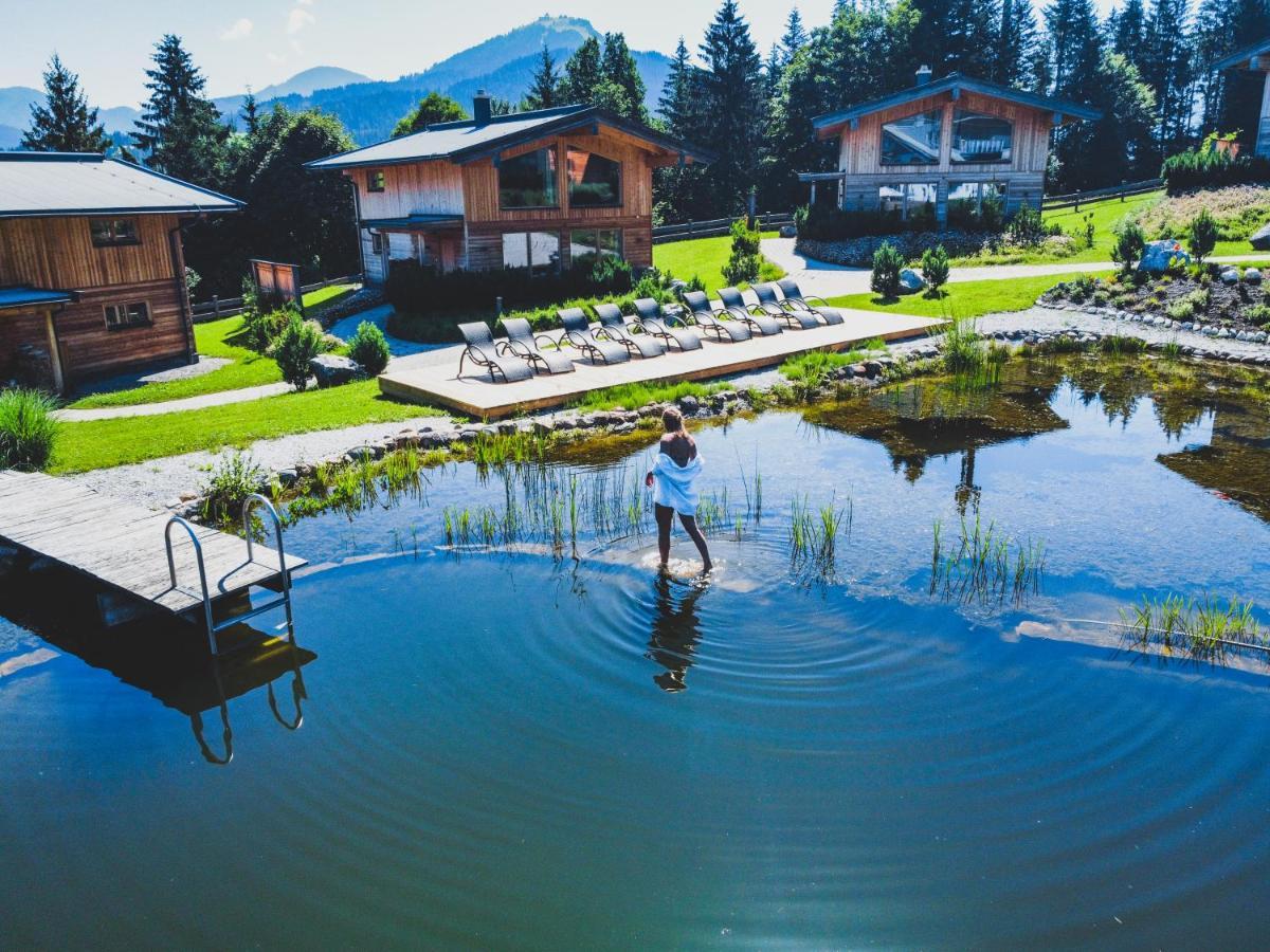 Hotel Chalets Grosslehen Fieberbrunn Exteriér fotografie