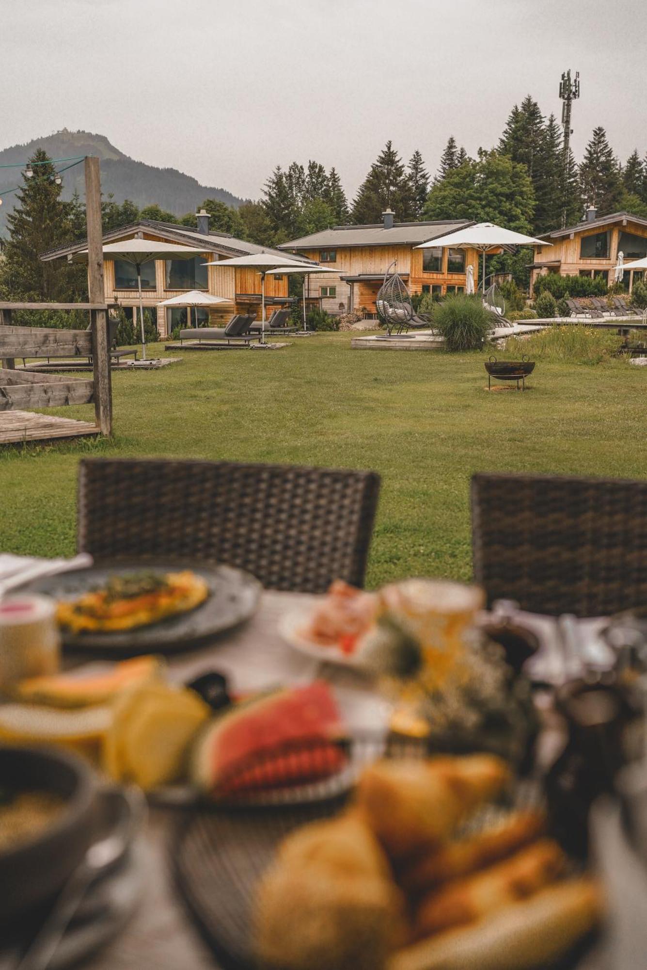 Hotel Chalets Grosslehen Fieberbrunn Exteriér fotografie