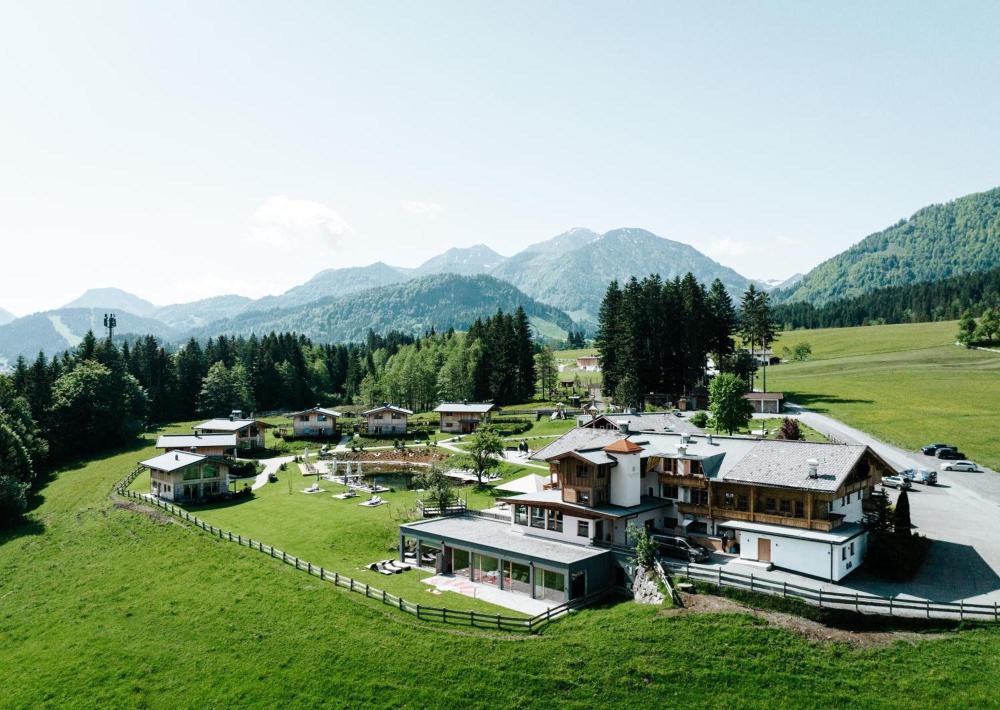 Hotel Chalets Grosslehen Fieberbrunn Exteriér fotografie